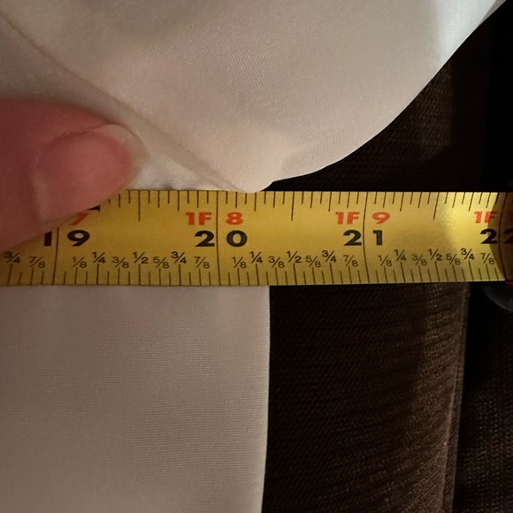 Christie & Jill White Sheer Fabric Buttons. Front Has Embroidery Detailed Sz.10 - Picture 7 of 10